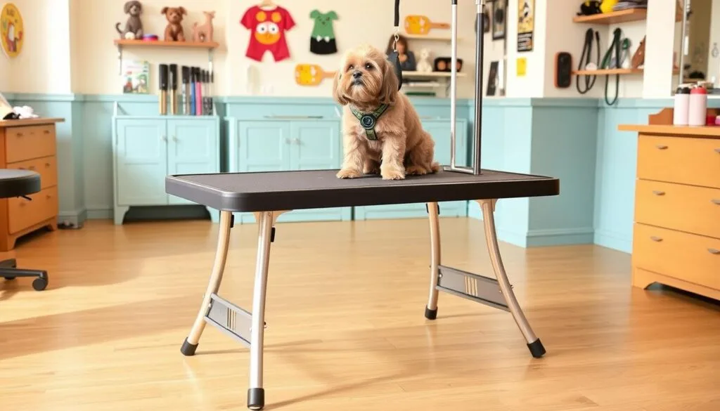 portable grooming table