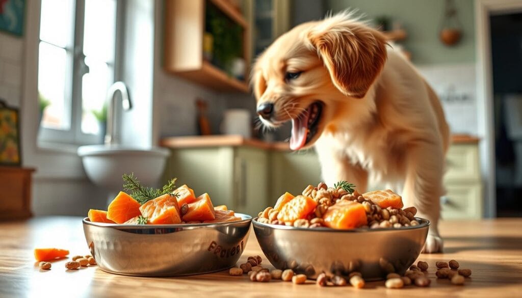 salmon puppy food