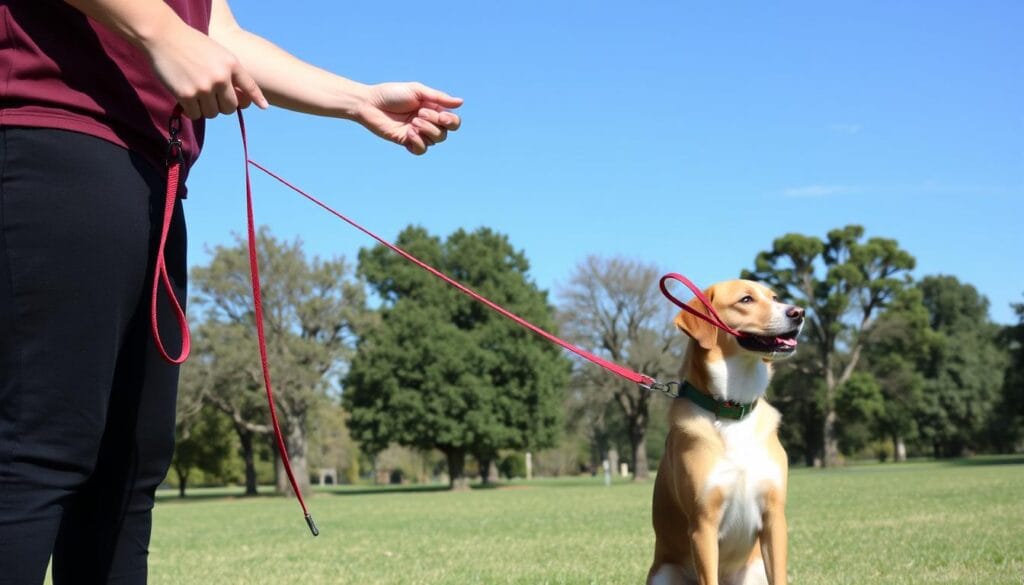 dog leash training techniques