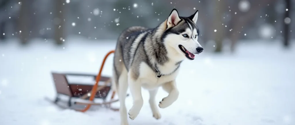 a husky dog breed
