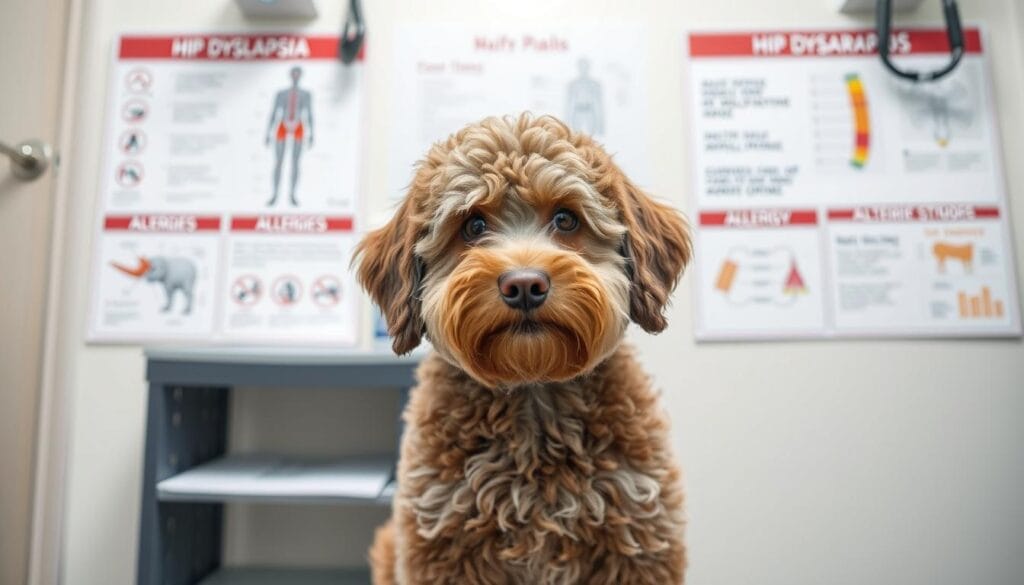 hairy poodle puppy