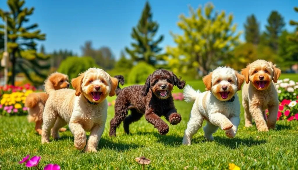 happy poodle mixes