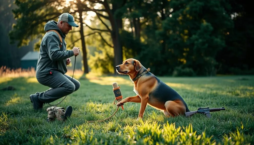 Hunting dog training