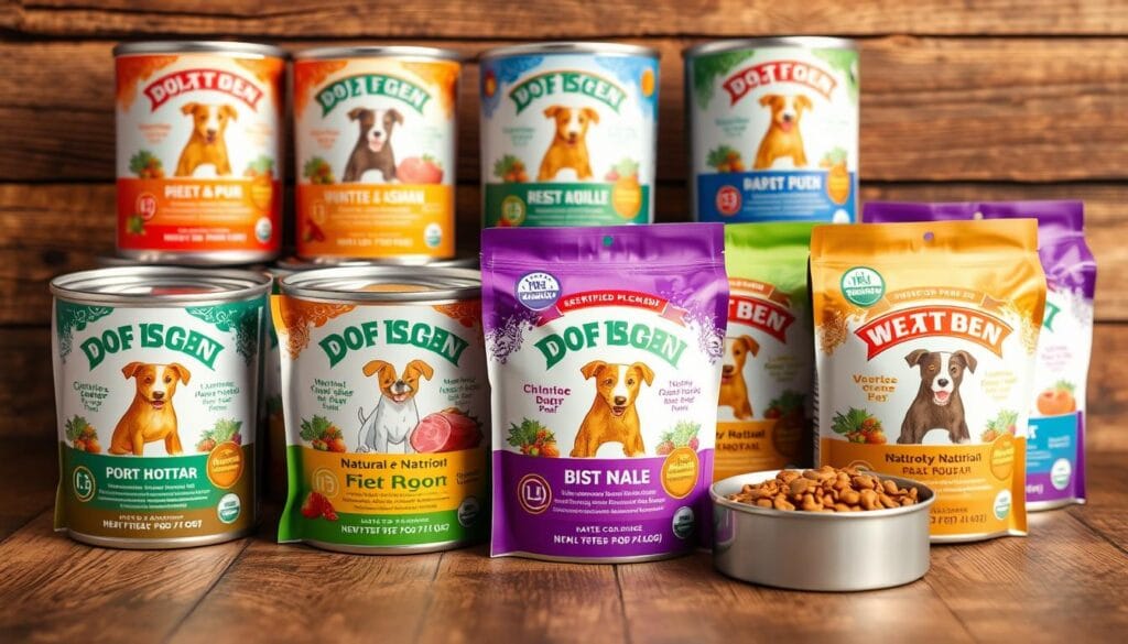 dog food labels