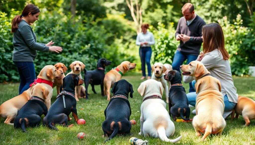 group dog training classes