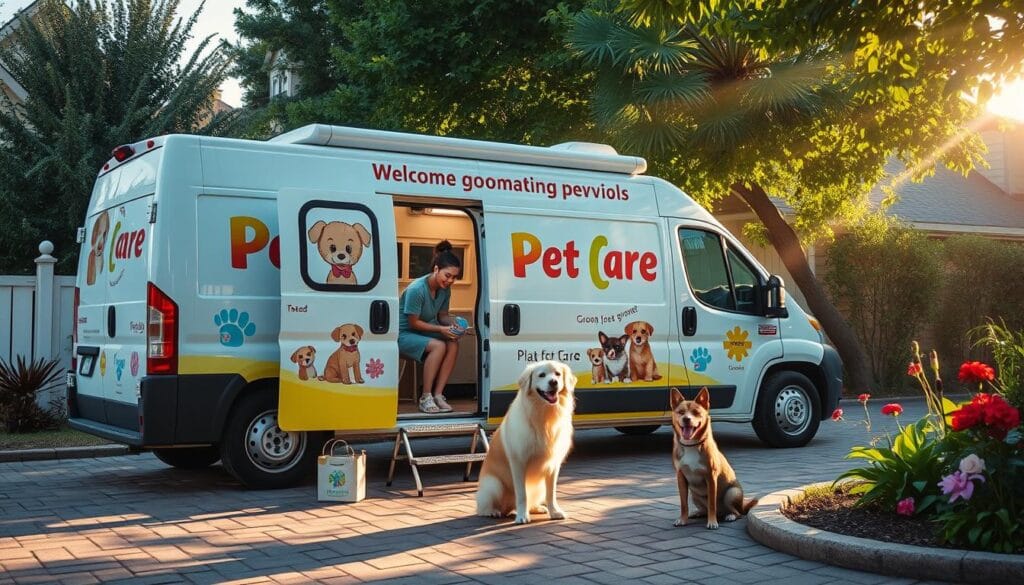 mobile dog grooming services