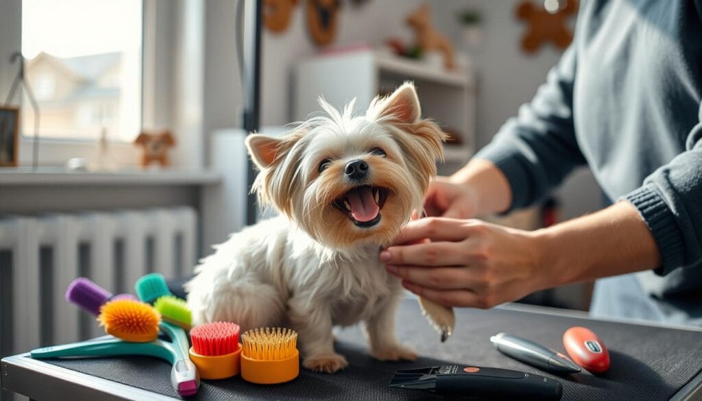 pet grooming preparation